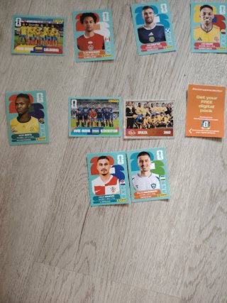 Cromos del mundial 2026 (47 cromos)