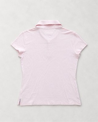 Polo Tommy Hilfiger rosa pastel Slim Fit mujer