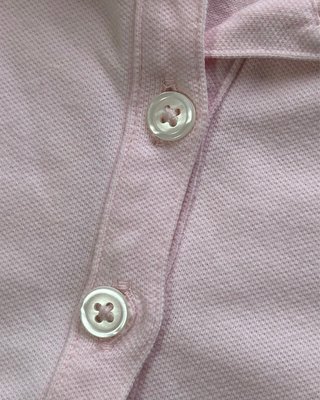 Polo Tommy Hilfiger rosa pastel Slim Fit mujer