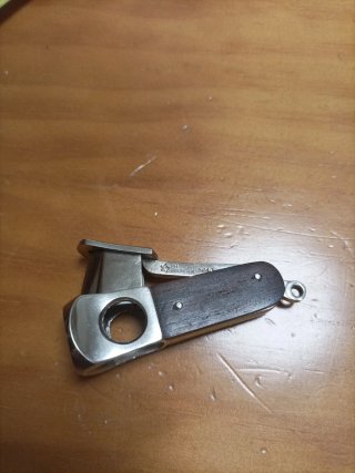 Corta puros vintage Solingen caoba