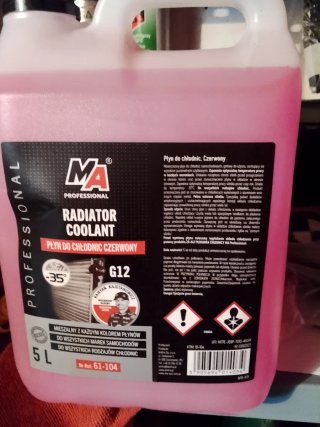 Anticongelante Radiador G12 Rojo 5L