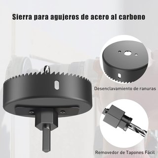 HYCHIKA juego sierras corona perforadoras madera