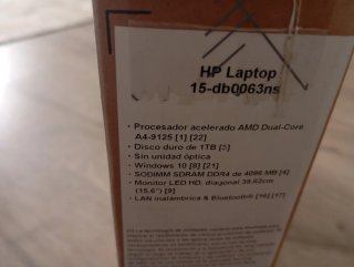 Portátil HP LAPTOP-95F45CGA Blanco
