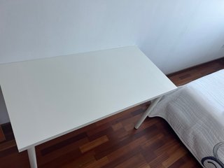 Mesa escritorio IKEA blanca 120x60 cm