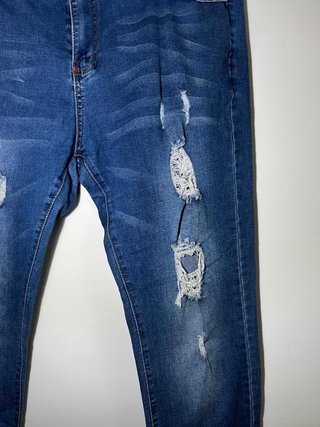 Jeans Springfield Rotos Elásticos Talla XL