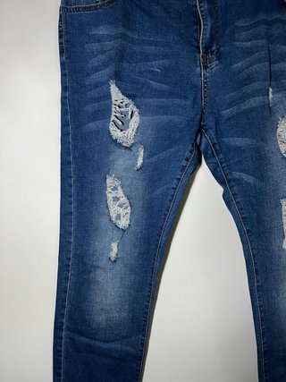 Jeans Springfield Rotos Elásticos Talla XL