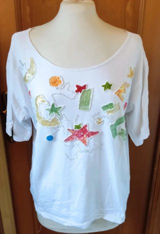 Conjunto Sandalias Piel Foxy Up + Camiseta Vintage