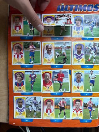 Album de cromos la liga 2009 2010