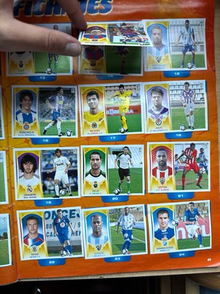 Album de cromos la liga 2009 2010