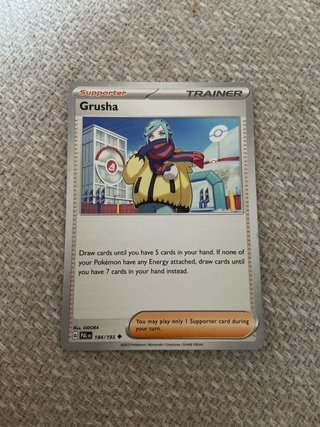 5 Cartas Entrenador Pokémon
