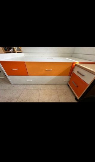 Cama nido con cajones y colchón