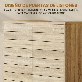 Mueble Bajo Lavabo Madera Estante Ajustable
