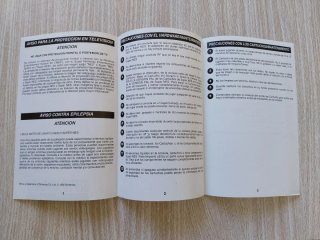 MANUALE DI PRECAUZIONI SPAGNOLO GIOCO SNES