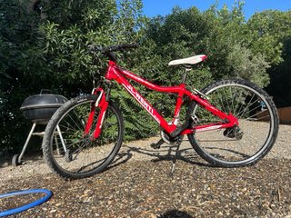 Bicicleta de montaña roja JL-WENTI