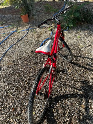 Bicicleta de montaña roja JL-WENTI
