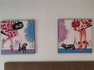 Pack 2 Cuadros Decorativos París. Venta en Elche