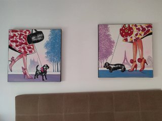 Pack 2 Cuadros Decorativos París. Venta en Elche