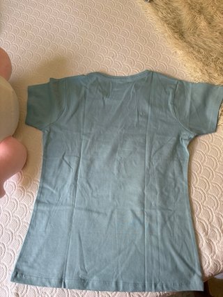 Camiseta Pampling azul y naranja