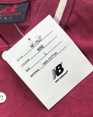 Polo New Balance Burdeos Vintage Mujer