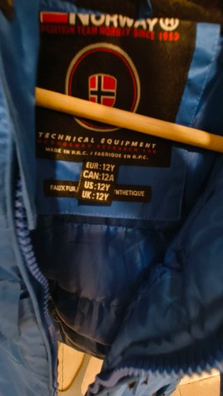 Parka Geographical Norway Azul Niño