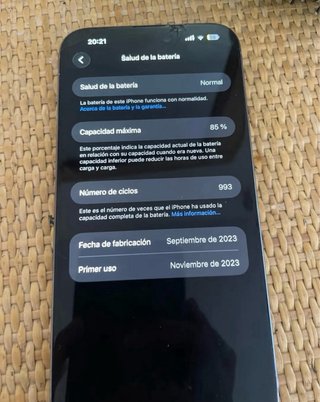 iPhone 15 Pro Max Cámara Rota