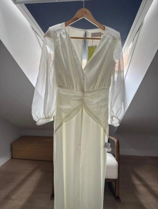 Vestido Idina Marfil Lady Pipa Talla XS