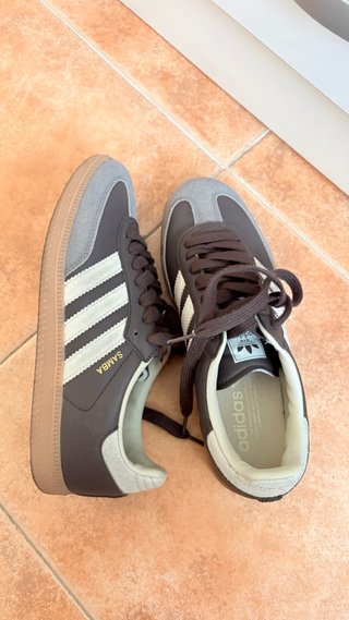 Adidas Samba Marrones y Grises