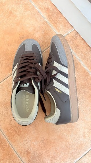 Adidas Samba Marrones y Grises
