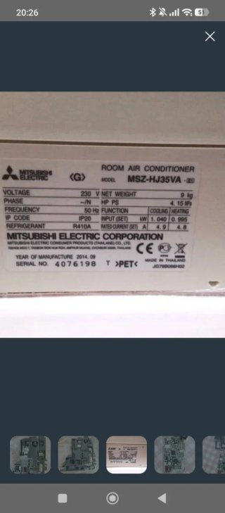 Placa Electrónica Aire Acondicionado Mitsubishi
