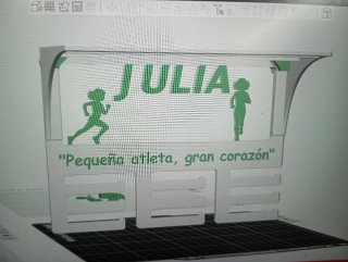 Medallero Personalizado Julia