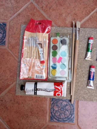 Lote pinturas óleo y acuarela BAJADA DE PRECIO!!