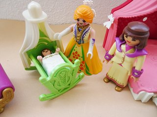 PLAYMOBIL LOTE HABITACIÓN FAMILIA REAL