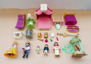 PLAYMOBIL LOTE HABITACIÓN FAMILIA REAL