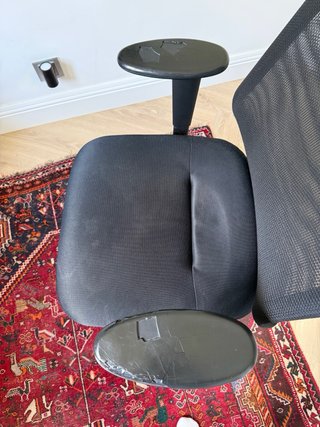Silla de oficina Vitra negra