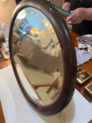 Espejo antiguo madera y dorado