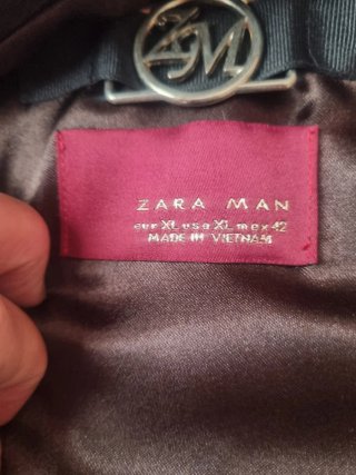 Chaleco Zara Man Marrón Talla M
