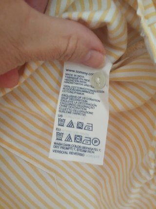 Camisa Rayas Tommy Hilfiger Talla M