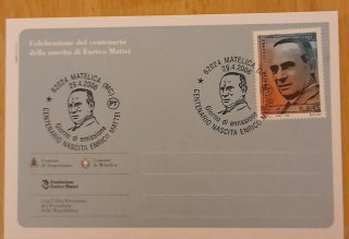 Lotto filatelico Enrico Mattei da collezione