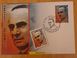 Lotto filatelico Enrico Mattei da collezione