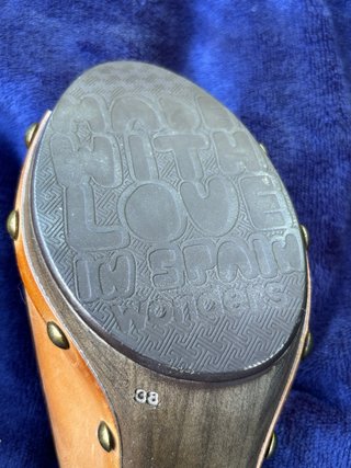 Mules Wonders Marrón Claro Talla 38