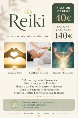 Sesiones de Reiki