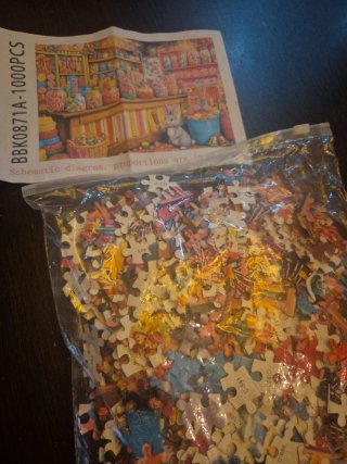 Puzzle 1000 piezas tienda caramelos BBK0871A