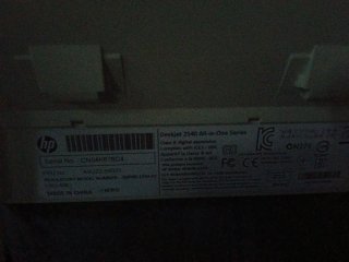 Impresora HP Beige y Negra