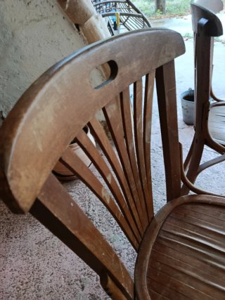 Sillas Vintage Thonet Madera Marrón