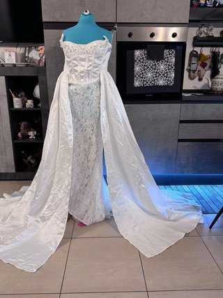 Abito da sposa bianco taglia M