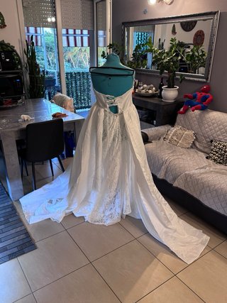 Abito da sposa bianco taglia M
