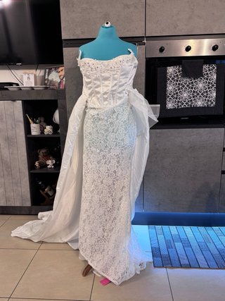 Abito da sposa bianco taglia M