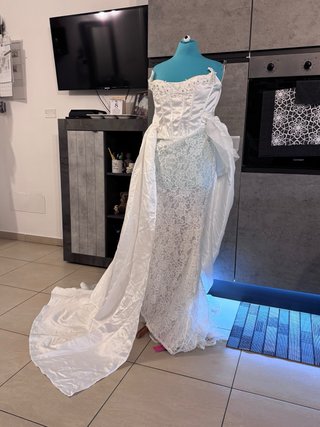 Abito da sposa bianco taglia M
