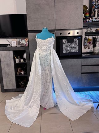 Abito da sposa bianco taglia M