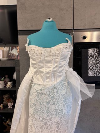 Abito da sposa bianco taglia M